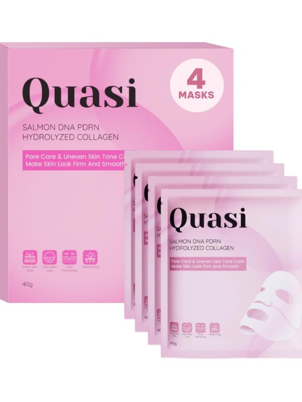 Salmon PDRN Collagen Face Mask Korean Skincare Hydrating Firming
